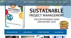 Desktop Screenshot of greenprojectmanagement.org